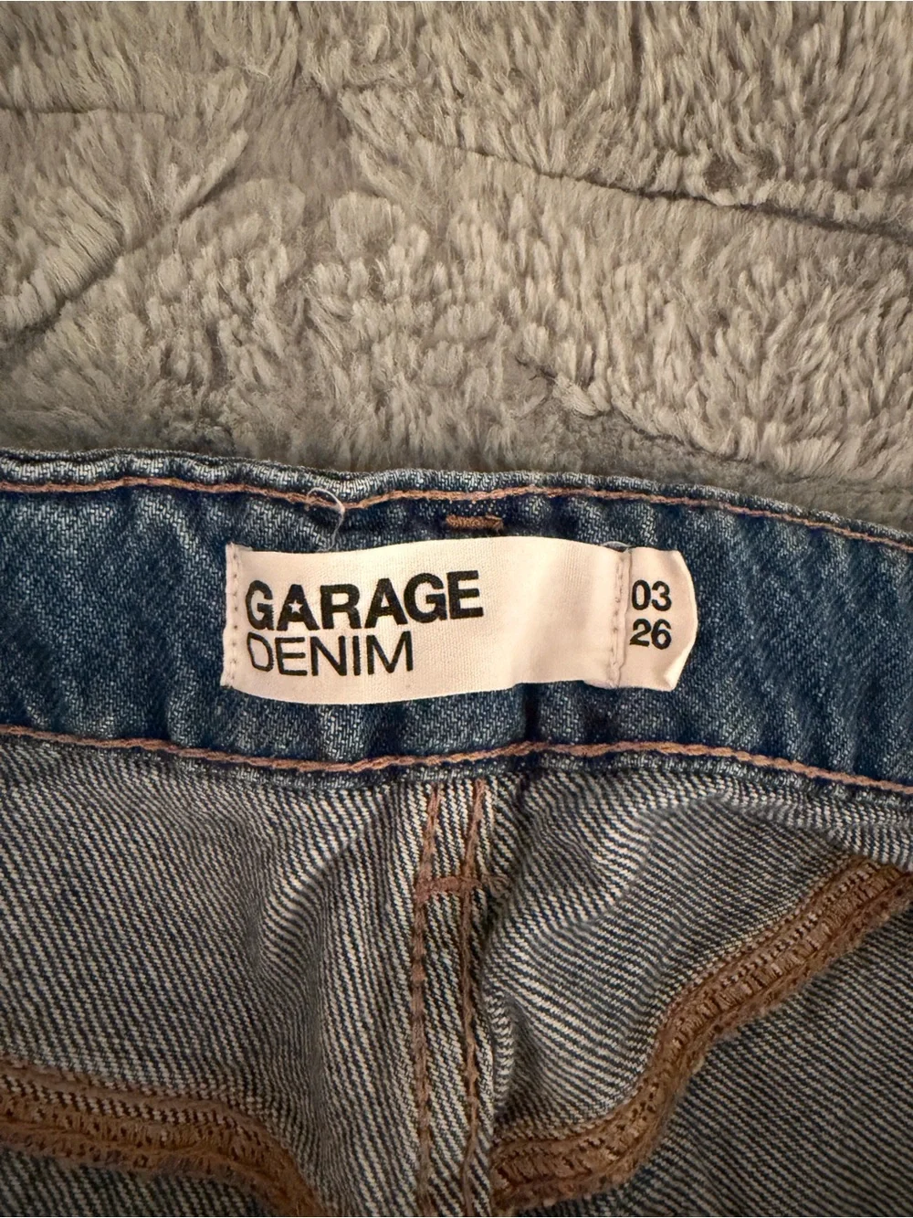 Garage Blue Denim Cutoff Shorts